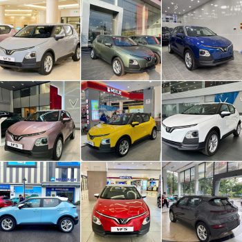 Các màu ngoại thất của Vinfast VF5
