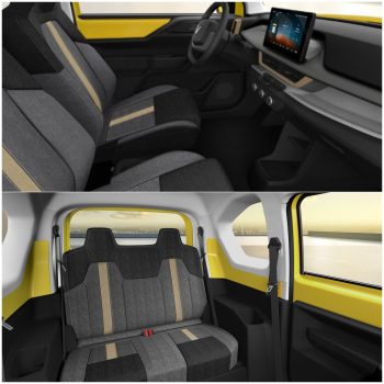 Nội thất Vinfast VF3 với không gian rộng và cao