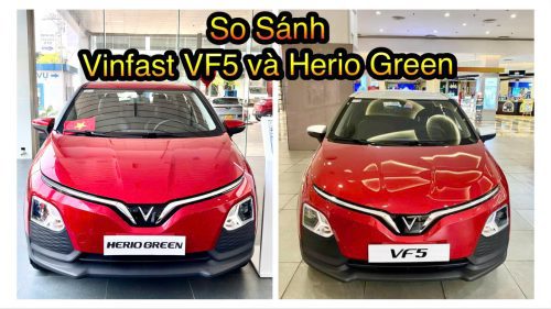 So sánh Vinfast VF5 và Herio Green