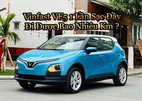 VinFast VF5 1 lần sạc đầy đi được bao nhiêu km